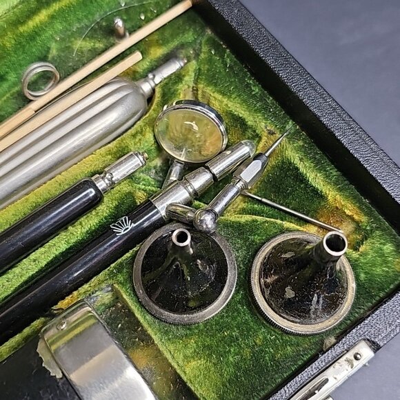 Antique Boehm Otoscope | Ear Nose & Throat Vintage Medical Rochester NY Medical - Picture 5 of 12